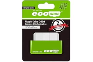 Pannow Eco OBD2 Chip Tuning Box, Plug & Drive Performance Chip Box pour Voitures Diesel Petrol