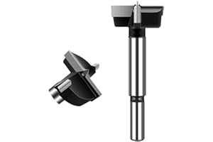 ASNOMY 1Pc Punta Forstner in acciaio al tungsteno, 32 mm Forstner Drill Bit per legno duro, Forstner punte per trapano per Lavorazione del Legno, Mobili, Foro della Cerniera Della Porta