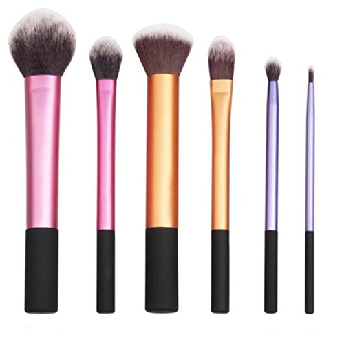 HENGSONG 6 tlg. Makeup Bürsten Pinsel Schminkpinsel Kosmetikpinsel Make Up Pinsel Kosmetik Set