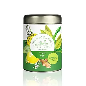 House of Nutrition Premium Tulsi Green Tea (Krishna Tulsi, Rama Tulsi, Vana Tulsi) 25 Servings + 2 Exotic Tea Samples