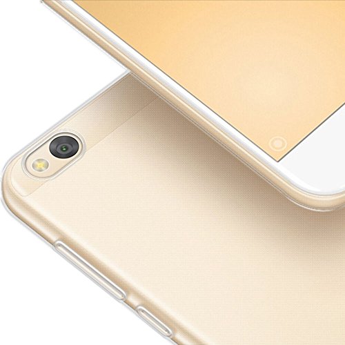 XiaoMi Mi5C Funda - SMTR Estuche de silicona cubierta Slim TPU Cover Funda para XiaoMi Mi5C  transparente