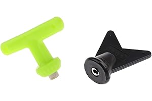 SM SunniMix Clé à Pointe de Rechange 2 Pièces, Outil de Suppression de Pointes en Acier Inoxydable pour Chaussures de Course de