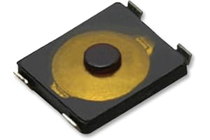 Taktil strömbrytare, SPST, 0,02 A, 15 V, SMD, taktila strömbrytare, Qty.10