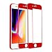 Produktbild iPhone 7 Plus iPhone 8 Plus Panzerglas Schutzfolie, (2 Stück) Rheshine 3D Vollständige Abdeckung Displayschutzfolie für iPhone 7 Plus iPhone 8 Plus 9H Härte, Anti-Öl, Kratzer und Blasenfrei 3D Touch Kompatibel (Rot / Red)