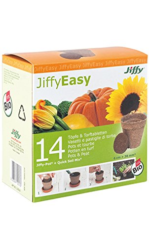 Jiffys - Jiffypot Redondo 6cm + pastilla substrato 38mm - 14u - Batlle
