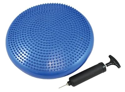 Kabalo BLEU Stabilité disque Balance Pad Coussin Wobble avec pompe bleue gratuite Stability Disc Balance Pad Wobble Cushion With Pump- Accueil du matériel de gymnastique!