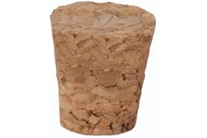 PULABO Lot de 10 bouchons coniques en liège pour bocaux de bouteilles 15 x 11 x 15 mm de qualité stable pratique et économique