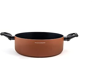 H&H Alessandro Borghese Paprika Tegame in Alluminio Antiaderente, 28cm