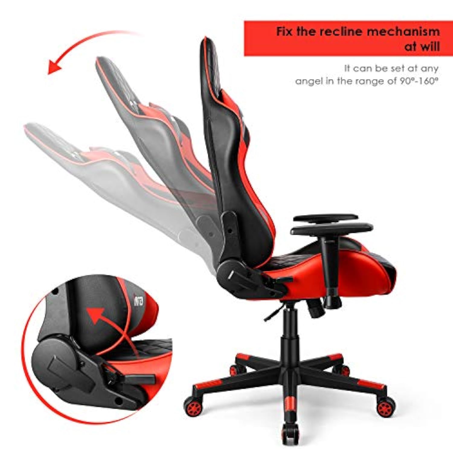 Moins Cher Ccce3 4318f Intey Chaise De Gamer Playthepoker Fr