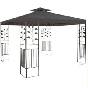 Amazon De Gartenpavillon 3x3m Pavillon Toscana Pavillion Beige
