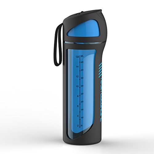 AVOIN colorlife 550ml bruchsichere und kratzfeste Sport-Wasserflasche mit auslaufsicherem Deckel – BPA Frei, ungiftig & umweltfreundlich - 2
