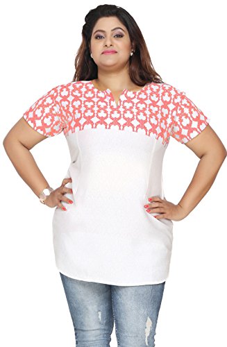 India Tunic Top Kurti Womens Printed Plus Size Indian Clothes