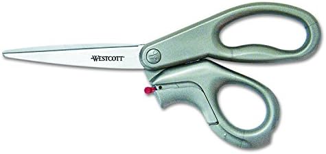 WestcottEZ-Open Scissors and Box Cutters, 8", Grey