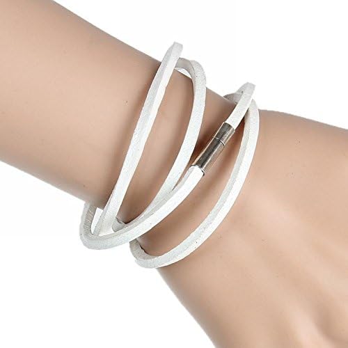 MULBA Fashion Style Womens Cuff Leather Bracelet Wrap Bracelet Sl2780
