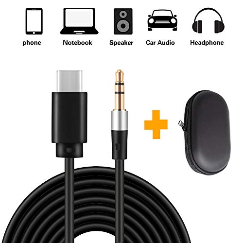 Type C Jack 3,5mm Cavo, YINSAN Adattatore USB C Maschio a Aux 3,5mm Stereo Car Headphone Audio Cavo con HIFI per iPad Pro 2018, Huawei P30 Pro P20 Mate 20 Pro, Xiaomi Mi 6 Mix 2S, Pixel 3/2 XL - 1,5M