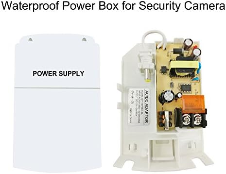 IMPORX Waterproof 12V 2A AC 100V-240V Converter Adapter DC 12V 2A 2000mA Power for CCTV IP Camera