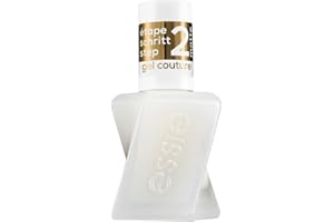 ‎ESSIE essie Matte Top Coat mit mattem Finish, Überlack zum Versiegeln und Schützen der Maniküre ohne UV Licht, Gel Couture, Farbe: Klar, 1 x 13,5 ml