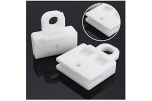 Générique Guide de Support Lève-vitre Toyota, 2 Clips en Plastique Blanc, Compatible avec Yaris, Corolla, Prius, Avensis, Auris