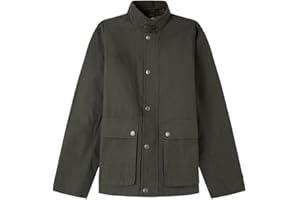 SPRINGFIELD Short Barbour Jacket With Cordury Shirt Collar Patch Pockets With Snap Buttons. Chaqueta Barbour Hombre