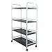 Produktbild Multifunktionswagen, 4 Tier Shelf Mini Beauty Salon Wagen Wagen Lagerung Zahnarzt Wax Treatment 60 cm (L) x 32 cm (B) x 100 cm (H)