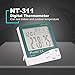 Produktbild Pros   es NT-311 Digitales Thermometer Hygrometer Temperatur Luftfeuchtigkeit Meter (Farbe: Grün)