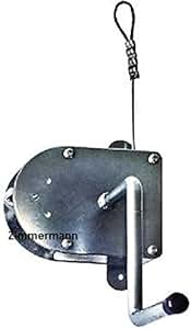 Kurbel Seilwinde für Schwenkgrill Edelstahlseil 3 m: Amazon.de: Garten