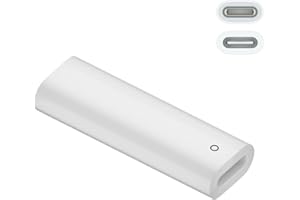 Eiaigky Adaptateur USB C vers Pencil 1ère Génération et iPad 10e Génération, Connecteur USB-C Universel Compatible avec Stylet iPad, Adaptateur avec Connexion Bluetooth, Recharge Rapide et Sécurisée