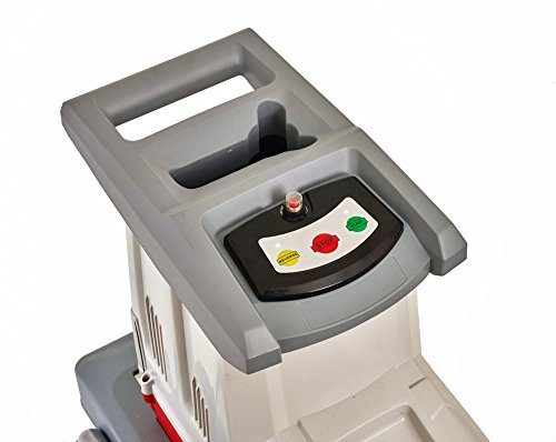 IKRA Elektro Gartenhäcksler Walzenhäcksler ILH 3000 A, leise robust wartungsarm, starke 3.000 Watt, Aststärke bis 44mm - 3