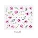 Produktbild SOMESUN Nagelsticker Selbstklebend Nail Art Sticker Rosen Aufkleber des Grünen Blattes Aufkleber Nail Tips Nailart Sticker Nagelaufkleber Nail Tips Fingernagel Sticker Nagel Abziehbild