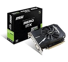 MSI GeForce GTX 1050TI Aero ITX 4G OC 4GB Nvidia GDDR5 1x HDMI, 1x DP, 1x DL-DVI-D, 2 Slot Mini PC, Afterburner OC, Nvidia G-Sync, Grafikkarte