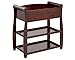 Babymore Sleigh Changer with Drawer (Brown)