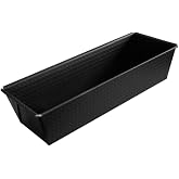 Zenker Rectangular Steel Mould with Teflon Non-Stick Coating, Black | Snagless Baking, Salty Sweet Cake Size, Heavy Duty Stee