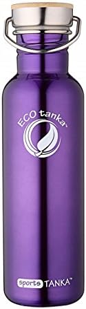 ECOtankasportsTANKA VIO, 800ml, 27oz, stainless steel drinking bottle, BPA-free, ecological, sustainable, robust, very lightweight