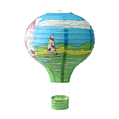 Signstek 10 Stk Heißluftballon Papierlaterne Parteidekor 12 Zoll 30cm - 2
