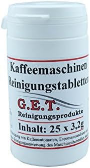 GET special cleaning tablets 25 x 3.2g for coffee machines and espresso machines