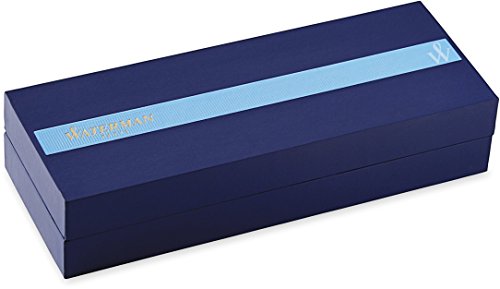 Waterman S0951900 Expert-Kugelschreiber (Strichstärke M, mattschwarz mit Palladiumzierteilen, blaue Tinte) - 4
