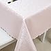 Produktbild GAOYU Rosa Tischdecke Staub Anti-Schmutz Anti-Öl Restaurant Home Küche Restaurant/Verwendung/Europäische Küche Silbrig Weiß,AR-140 * 140 cm