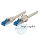 Produktbild Tecline 74102 2 m Cat6 a S/FTP (STP) grau Netzwerk-Kabel – Netzwerk-Kabel (2 m, CAT6 A, S/FTP (STP), RJ-45, RJ-45, grau)