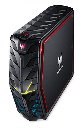 Acer Predator G1 (G1-710) Gaming Desktop PC (Intel Core i7-6700, 16 GB RAM, 2.000 GB HDD + 128 GB SSD, NVIDIA GeForce, GTX 1070 8GB (GDDR5 VRAM), DVD SM, Win 10 Home) schwarz - 7