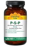 Country Life Life, Gluten Free, P-5-P (Pyridoxal 5' Phosphate), 50 Mg, 100 Tablets