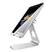 Produktbild TOOGOO Tablet Stnder Einstellbar, Tablet Stnder: Desktop Stnder Halter Dock Für Ipad 2018 Pro 9.7, 10.5, Air Mini 4 3 2, Nexus, Tab, E-Reader (4-13 Zoll) - Silber