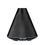 Youdong Diffuseur d'Huiles Essentielles Humidificateur d'air Ultrasonique Couleurs Changeantes à Brume Fraîche Arôme pour Bébé Ambiance Maison avec Filtre Silencieux Veilleuse Auto-Arrêt