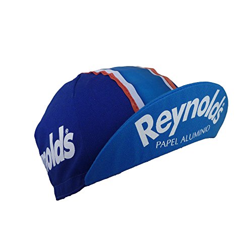 Retro cycling team cap Vintage fixie Reynolds Blue by APIS