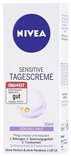 Nivea Sensitive Tagescreme, für empfindliche Haut, 1er Pack (1 x 50 ml) - 2