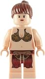 Lego Star Wars: Princess Leia (Jabba Slave, Light Flesh) Minifigure
