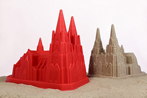 Preisvergleich Produktbild Kölner Dom Sandförmchen - cologne cathedral sandform (Rot)