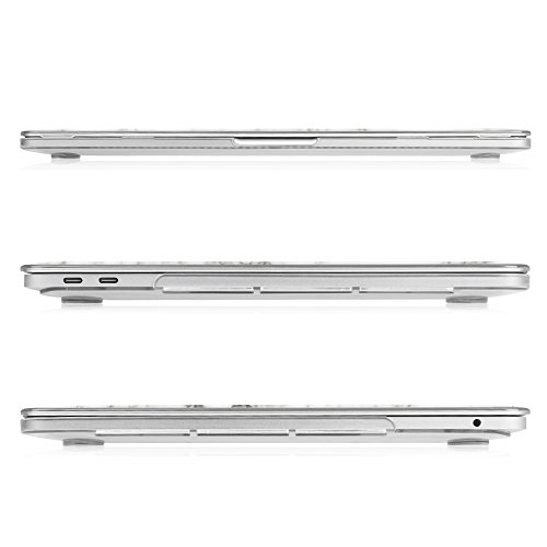 Fintie MacBook Pro 13 Hülle 2016 – Ultra Slim Plastik Hartschale Schutzhülle Snap Case für NEUESTE 13-zoll MacBook Pro 13″ (2016 Freisetzung) A1706 / A1708 mit/ohne Touch Bar and Touch ID, Marmor Muster - 5