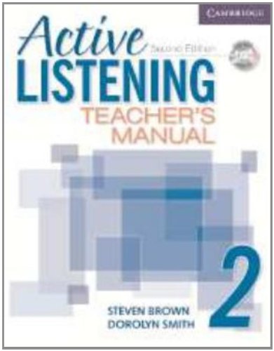 Active Listening 2 Teacher S Manual With Audio Cd Level 2 Active Listening Second Edition Pdf Online Harvieterrance