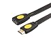 Produktbild Cyond HDMI Verlängerungskabel High Speed HDMI Kabel für Verlängerung mit Ultra HD 4K 3D Ethernet,Schwarz (0.5m)