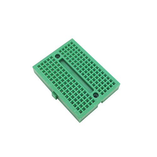 MaxDirectX 6 Stück Mini breadboard in 6 farben für Arduino, Raspberry Pi und andere Entwicklungs verwendet, RBTMKR 170 Punkte Experiment Steckbrett Lötfrei Plug- In Steckbrett mit Doppelseitigem Klebeband für Arduino Prototyp Schild, 6 Farben - 7